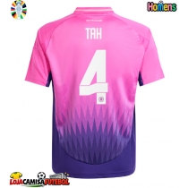 Camisa de Futebol Alemanha Jonathan Tah #4 Equipamento Secundário Europeu 2024 Manga Curta